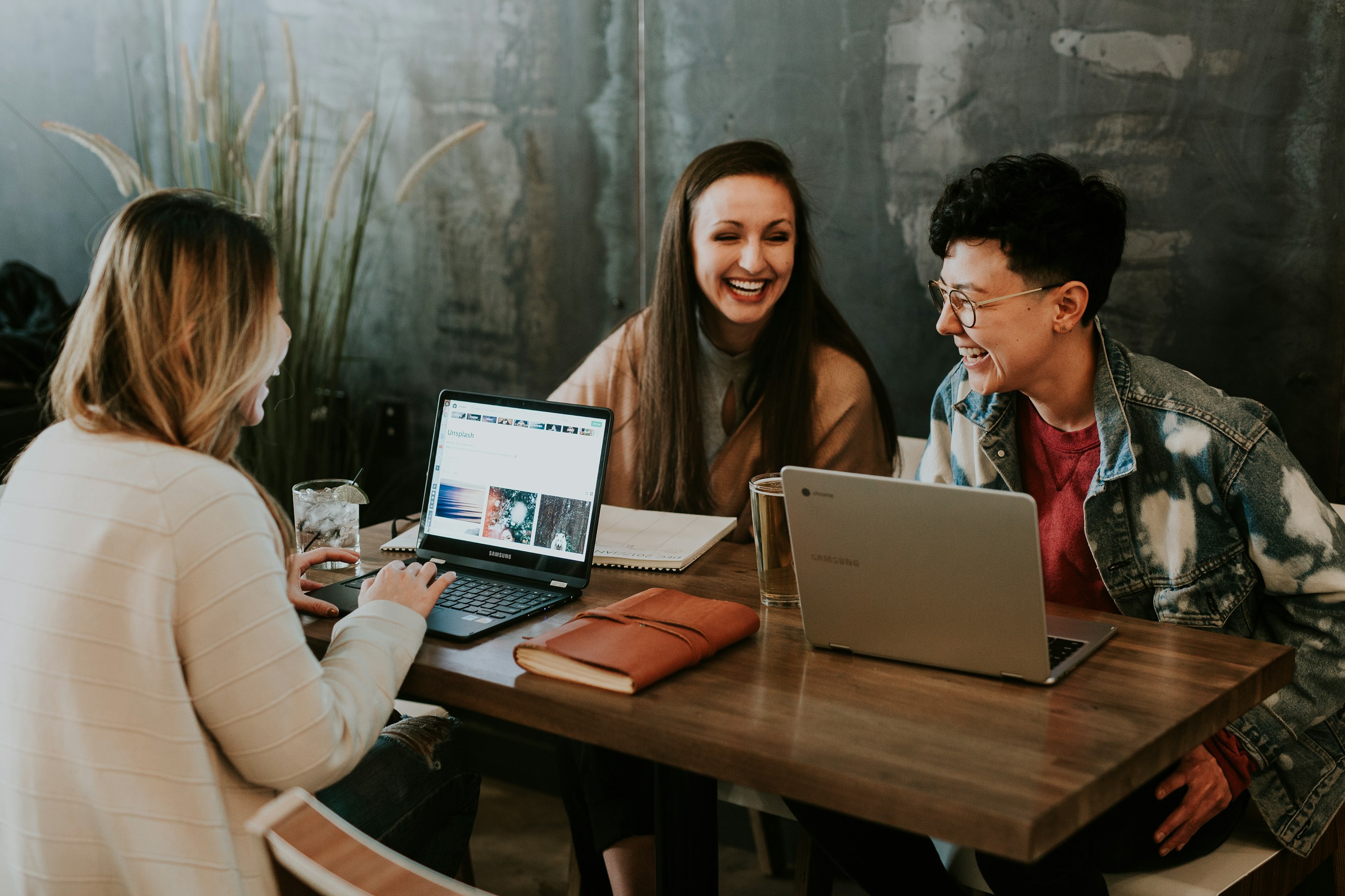 Group of entrepreneurs collaborating
